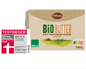 Milbona Bio Butter Aus Frischem Rahm